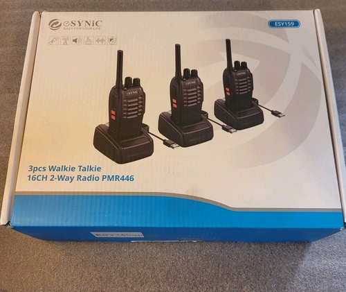 Esynic 3pcs walkie talkies - esynic,