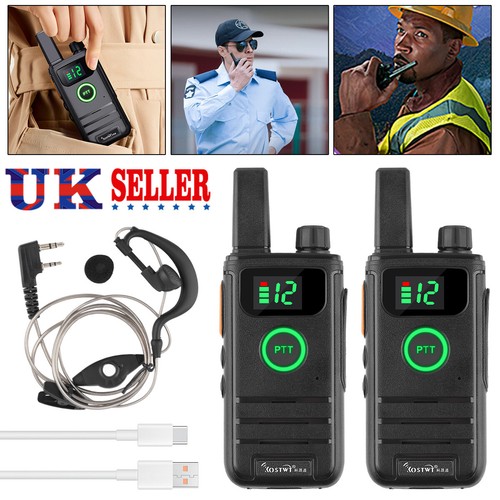 2pc led mini walkie talkie - led,