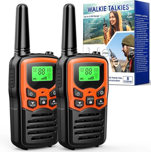 2pack set long range walkie - set,