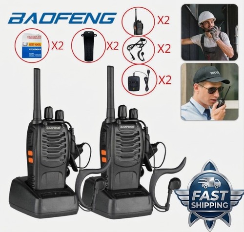 Baofeng 888s walkie - 2x,