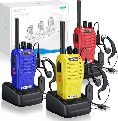 Esynic pack walkie talkies - esynic, 3