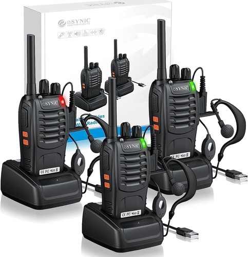 Esynic walkie talkie - walkie, adults