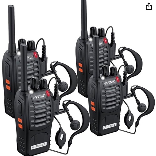 Esynic rechargeable walkie - esynic,