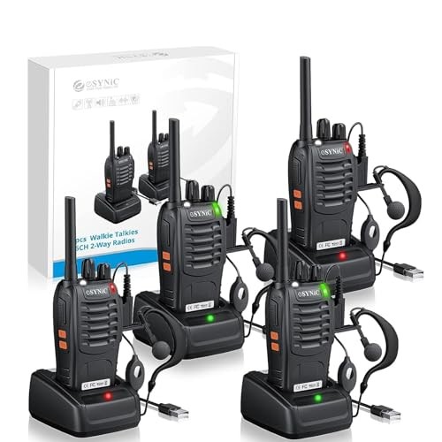 Esynic 4pack rechargeable - 4pack,