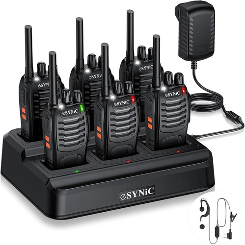 Esynic 6pcs walkie talkies for - 6pcs,