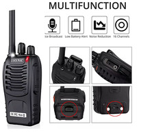 eSynic 2Pcs Walkie Talkies 2