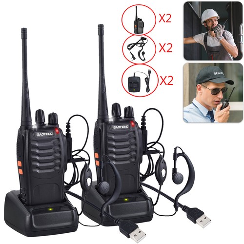 2pcs baofeng walkie - walkie, talkie
