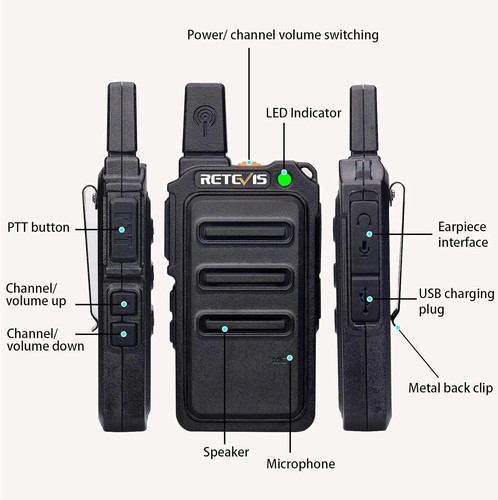 Retevis rt619 walkie talkie - retevis,