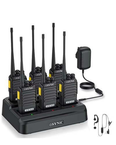 Esynic 6pcs long range - range, walkie